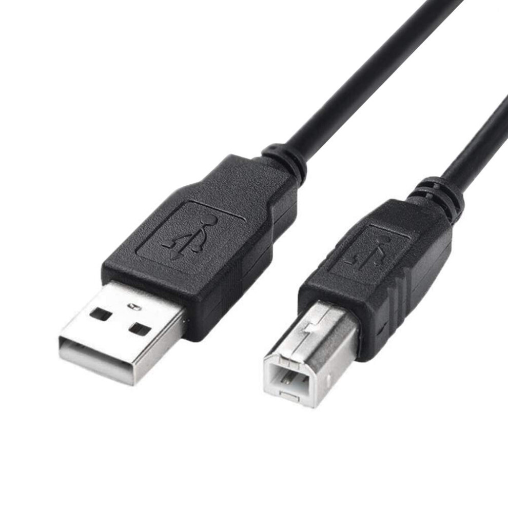 Compatible With Hp Canon Dell, Usb 2.0 Printer Cord For Mac Pc Supported Devices, Plug And Play Connections (10Ft) 9004841519821
