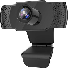 HD-Webcam (1080p), fortschrittliche Videokomprimierung, Echounterdrückung, kompatibel mit diverser Software, einfach zu bedienen für Videoanrufe,
