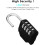 Keyless Convenience: Portable 4 Digit Resettable Outdoor Waterproof Combination Lock 2