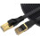 Καλώδιο Ethernet Cat710, θωρακισμένο συνεστραμμένο ζεύγος για βελτιωμένη απόδοση, 1