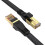 Καλώδιο Ethernet Cat7 γενικής σύνδεσης, επιχρυσωμένος σύνδεσμος RJ45 που εξασφαλίζει 6