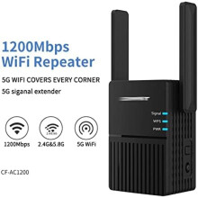 Hochgeschwindigkeits-WLAN-6-Reichweitenverstärker, Dualband-Beamforming-Technologie für nahtlose Abdeckung bis zu 120 m², Gigabit-Anschluss für
