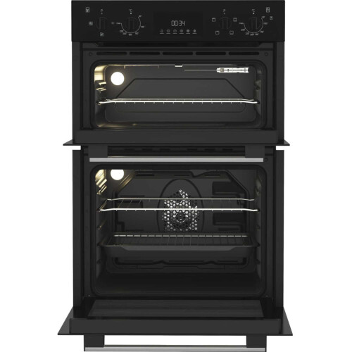 Indesit Indesit Built In Electric Double Oven - Black - A/A Rated 1