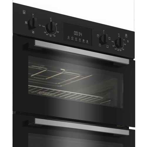 Indesit Indesit Built In Electric Double Oven - Black - A/A Rated 2