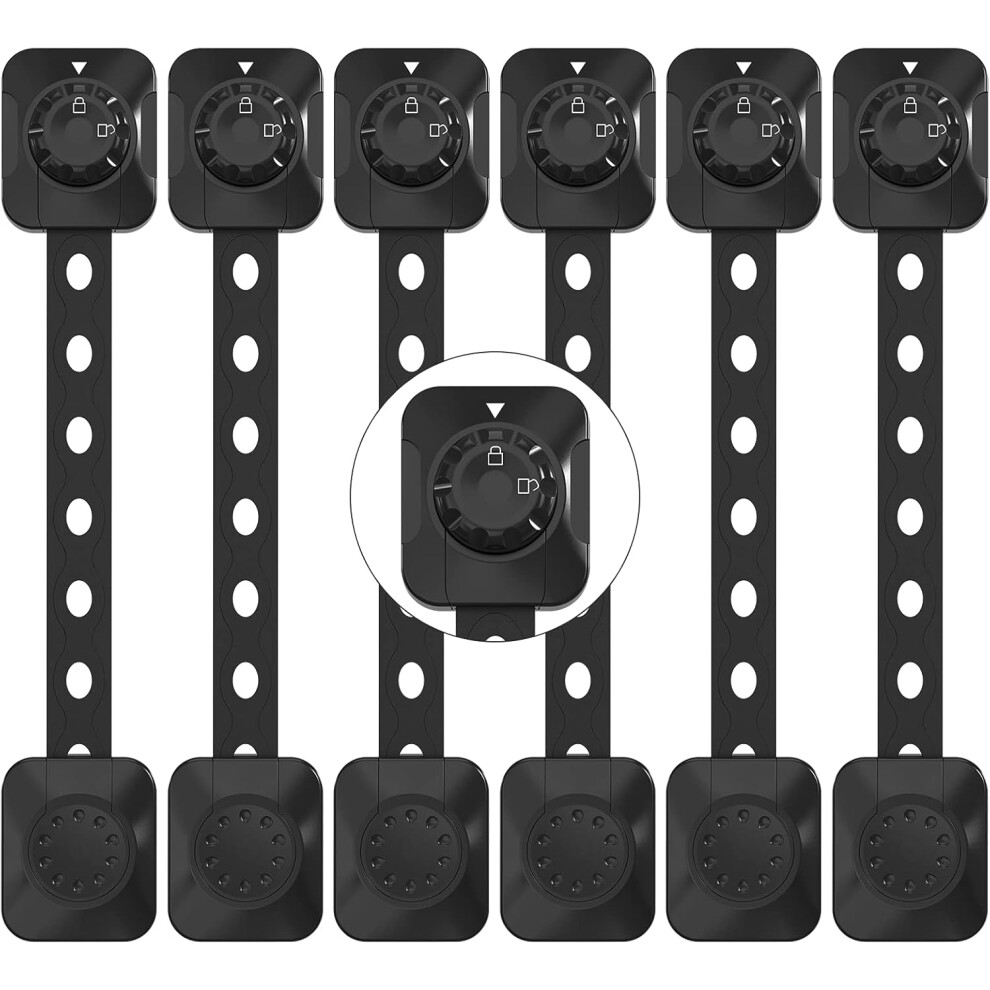 Non-Toxic Baby Proofing Locks, Child Safety Cabinet Locks With Adjustable Straps And Extra Strong Adhesive, Creating A Safer Home Environment For