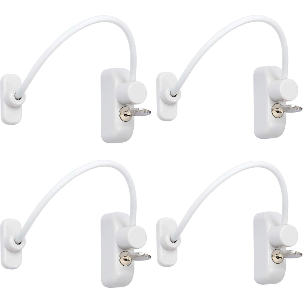 Refrigerator Locks for Unmatched Protection, 360 Degree Swivel Steel Cable Ensures Flexibility, Easy to Install Cabinet Locks for Quick Access, Child