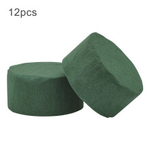 Special Event Decorations With Floral Arrangement Supplies, Craft Project Foam, Round Floral Foam For Wet And Dry Flower Foam, 12PCS