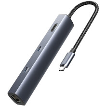 Adapter portu HDMI 4K, połączenie Ethernet 1 Gb/s, uwolnij pełny potencjał swojego urządzenia dzięki oszałamiającym efektom wizualnym i