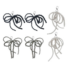 Boucles de chaussures Ă nĆud papillon en-fermoir mousqueton 2