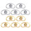 10pcs Comfortable Earring Backs Stylish Earring Backs-Style B 1