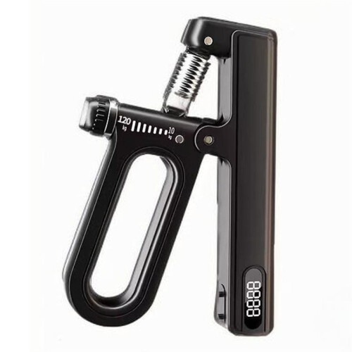 Electronic Counting Grip Professional Exercise Hand Strength Arm Muscle Training Finger Strength Black