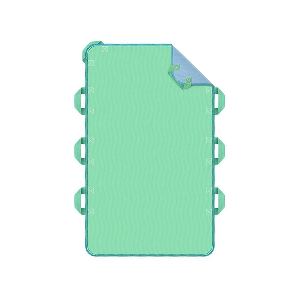 Exogio 2 Pcs 34X52inch Positioning Bed Pad With 8 Handles Waterproof Reusable Incontinence Pads For Patients/Elderly Moving