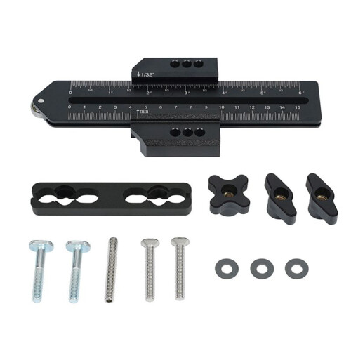 Table Saw Cutting Jig Guide Thin Ripping Jig Precision Cutting Adjustable Router Table for Narrow Strip Cuts 2