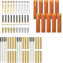 Pen Kits for Woodturning 10 Pack with Bonus 10 Pen Covers Pen Making Tools Slimline Pen Turning Supplies Twist Pen Kit