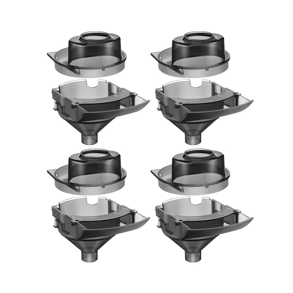 Exogio 4Sets Replacement Funnel And Funnel Cover For Baby Brezza Replacement Parts Funnel And Cover Baby Formula Dispenser