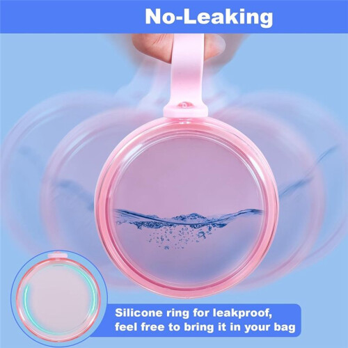 Denture Case,Leak Proof Denture Bath Cup for Travel,Denture Container Cups for Soaking Full & Partial Dentures 2