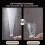 High Pressure Shower ,Handheld Showerhead with /Off Full Shutoff Push Button Angle-Adjustable Water Saving Sprays 4