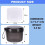 Denture Case,Leak Proof Denture Bath Cup for Travel,Denture Container Cups for Soaking Full & Partial Dentures Dark Gray 6