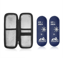 Portable Insulin Cooling Bag Glaciated Cold Storage Bag Travel Pocket Cooler Pen Pack Freezer for Diabetes