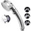 High Pressure Shower ,Handheld Showerhead with /Off Full Shutoff Push Button Angle-Adjustable Water Saving Sprays 8