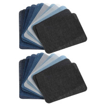 20Pcs Thermal Sticky Iron  Mending Patches Jeans Bag Hat Repair Decor Design
