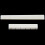 2X Guitare classique Os fendue Selle Ecrous Set 5