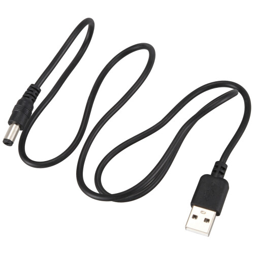 2X USB Cable 5.5mm / 2.1mm 5V   Jack Power Cable (Black, 102CM) 2