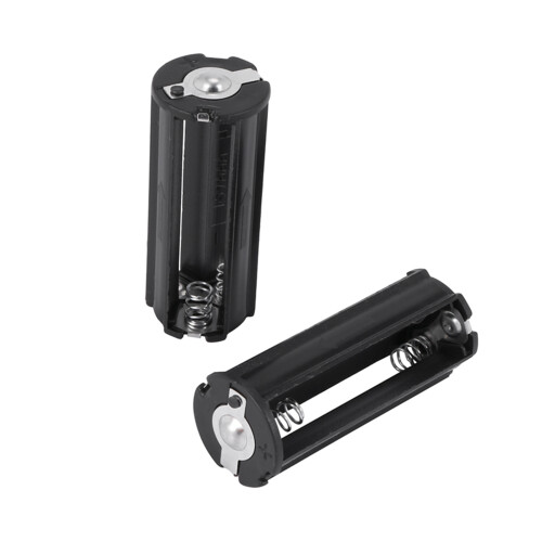 4Pcs Black Battery Holder for 3 x 1.5V AAA Batteries Flashlight Torch 1