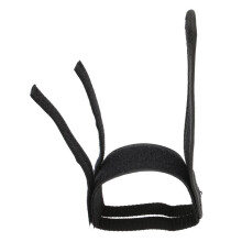 2X Soldier Fixed Gear Fixie Bmx Bicicletta Bicicletta Anti-Slip Doppie Cinghie Adesive Pedal Toe Clip Cinturino Cintura Nera