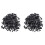 200Pcs / Lot 2Ml Black Plastic Perfume Spray Bottle Sample Spray Sprayer Atomizer Perfume Bottle 1