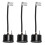 3X Plastic Compressor Thermal Overload Protector for 1HP Air Conditioner with Wire Black 1