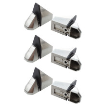 6 Piezas Soporte de Vidrio Ajustable de 3 mm-16 mm Soporte de Abrazadera de Vidrio
