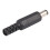 20PZ 5.5X2.1mm Maschio A Saldare   Tip Plug Jack Connettori Diritti Nero 5