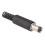 20PZ 5.5X2.1mm Maschio A Saldare   Tip Plug Jack Connettori Diritti Nero 4