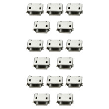 150Pcs Micro-USB Type B Female 5Pin SMT Socket Jack Connector Port PCB Board