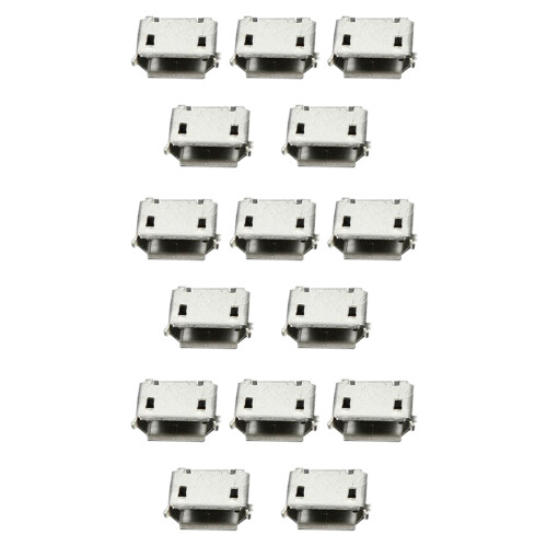150Pcs Micro-USB Type B Female 5Pin SMT Socket Jack Connector Port PCB Board