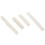 16Pcs 6 String Acoustic Guitar Bone Bridge Saddle and Nut Made of Real Bone 4