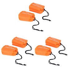 Manta de Supervivencia Térmica Impermeable de Saco de Dormir de 6 Paquetes para Senderismo Al Aire Libre