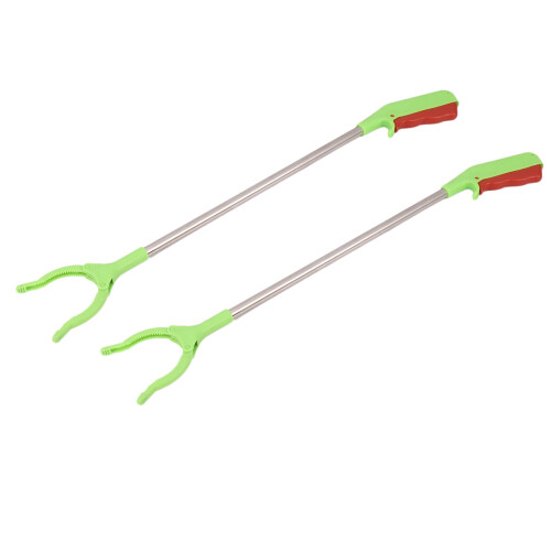 4X Clamp Waste Collector Garbage Claw Garbage End Tool Garden 60CM 2
