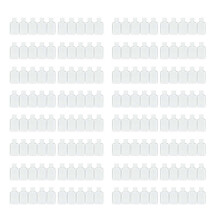 160 PCS 2 Oz 60 Ml Clear Refillable Flip Top PET Plastic Travel Bottle Container