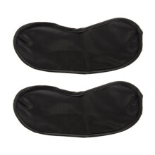 2X Aiuto di Sonno Eye Mask Blindfold Mascherina di Sonno Confortevole Riposo Rilassare