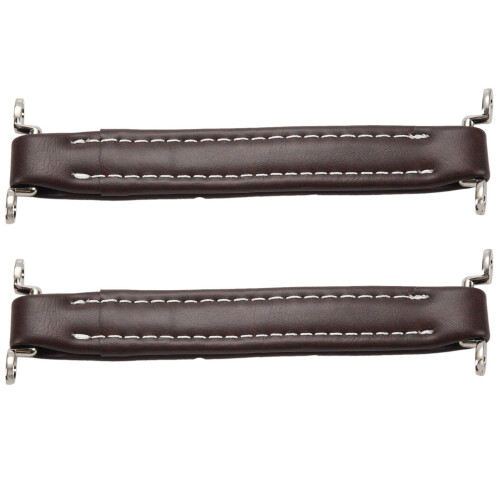 2X Brown Vintage Style Guitar AMP Amplifier Leather Handle