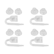 4X Acuario Peces Tanque CO2 Difusor Dioxido de Carbono Reactor con Disco de Ceramica + 8 Mamones