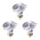 3X E27 1 to 2 E27 LED Light Lamp Bulb Adapter Converter Split Splitter Base Socket 1