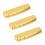 3X Guitar Brass Nut for Acoustic Or ,Gold 1