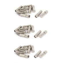 Furniture Cabinet Straight Shelf Supports Pegs Pins 6mm x 20mm 30 Pcs