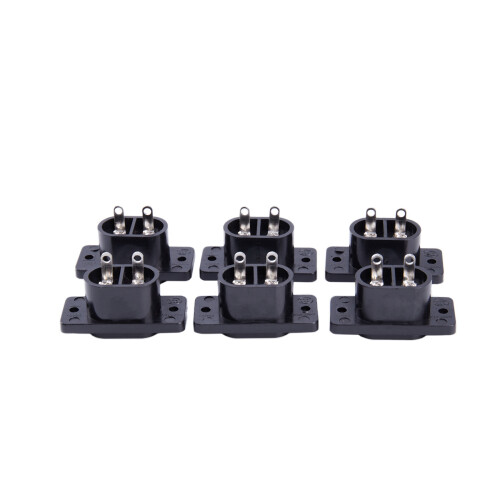 12 x AC 250V 2.5A IEC320 C7 Socket Solder Cup Pins Power Connector 1