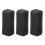 3X Black Watch Strap Retaining Hoop Loop Rubber Retainer Buckle Holder 22mm 1