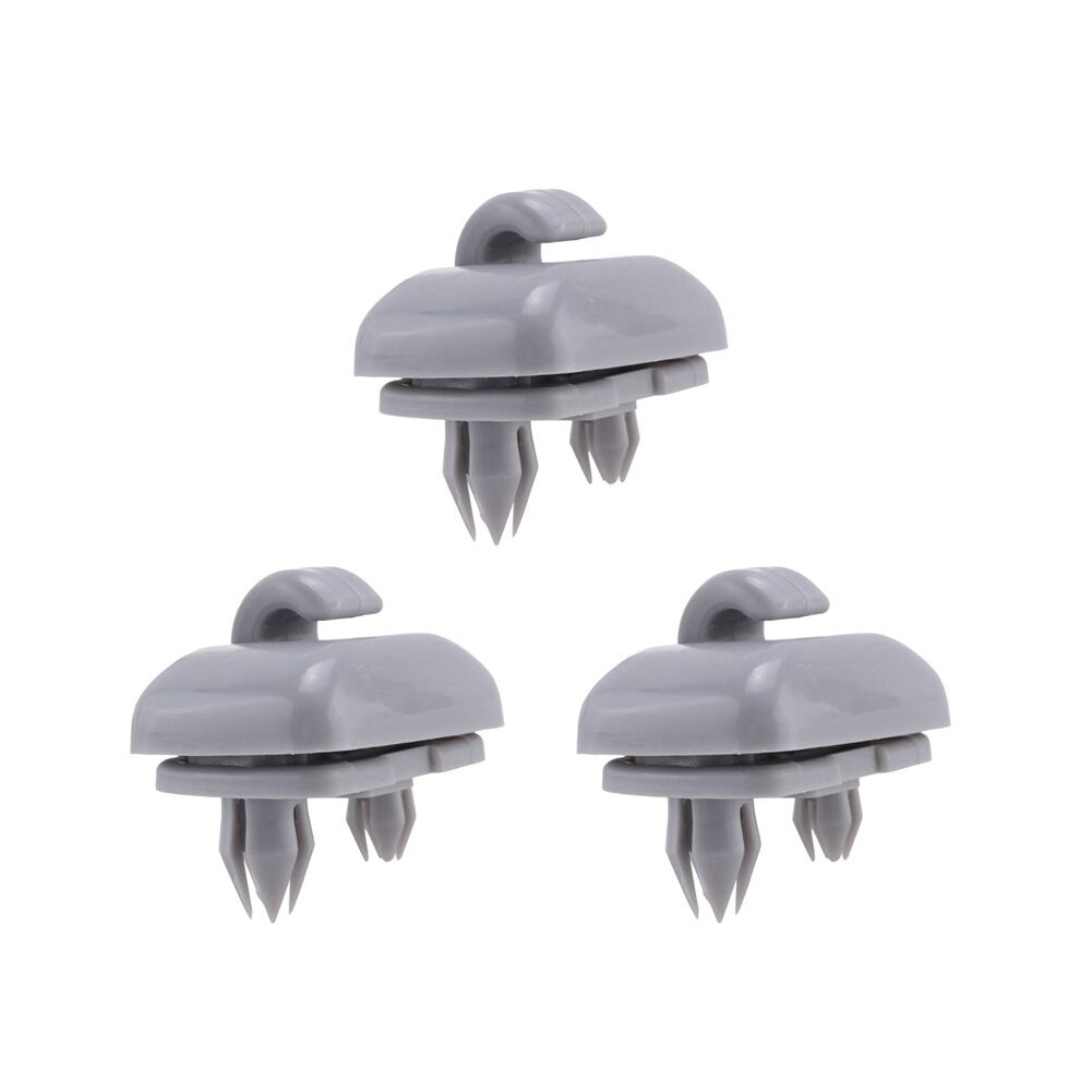 3X Interior Sun Visor Clip Hook For A1 A3 S3 A4 S4 A5 S5 Q3 Q5 Tt Quattro Gray 6033611847508