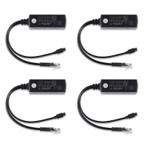 4X POE Power Supply Module Standard Isolated Splitter 48V to 5V2.4A USB Interface Splitter